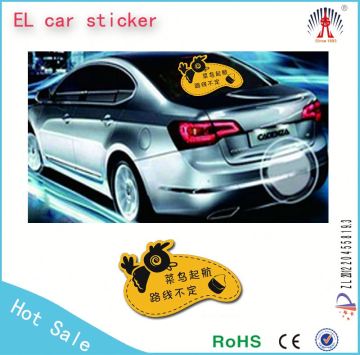 el flashing flag car sticker led custom flag car sticker