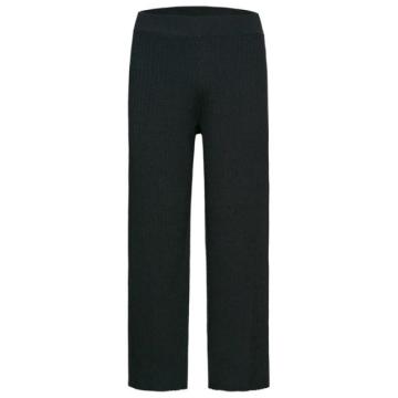 Groothandel zwart gebreide broek mode