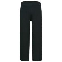 Black Knitted Wide Leg Pants Casual On Sale