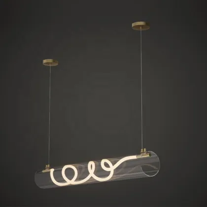 Modern Strip Bar Light and Shadow Lamps for Restaurant Design