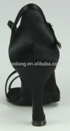 Diamond Black Classic Women Latin Ballroom Shoes