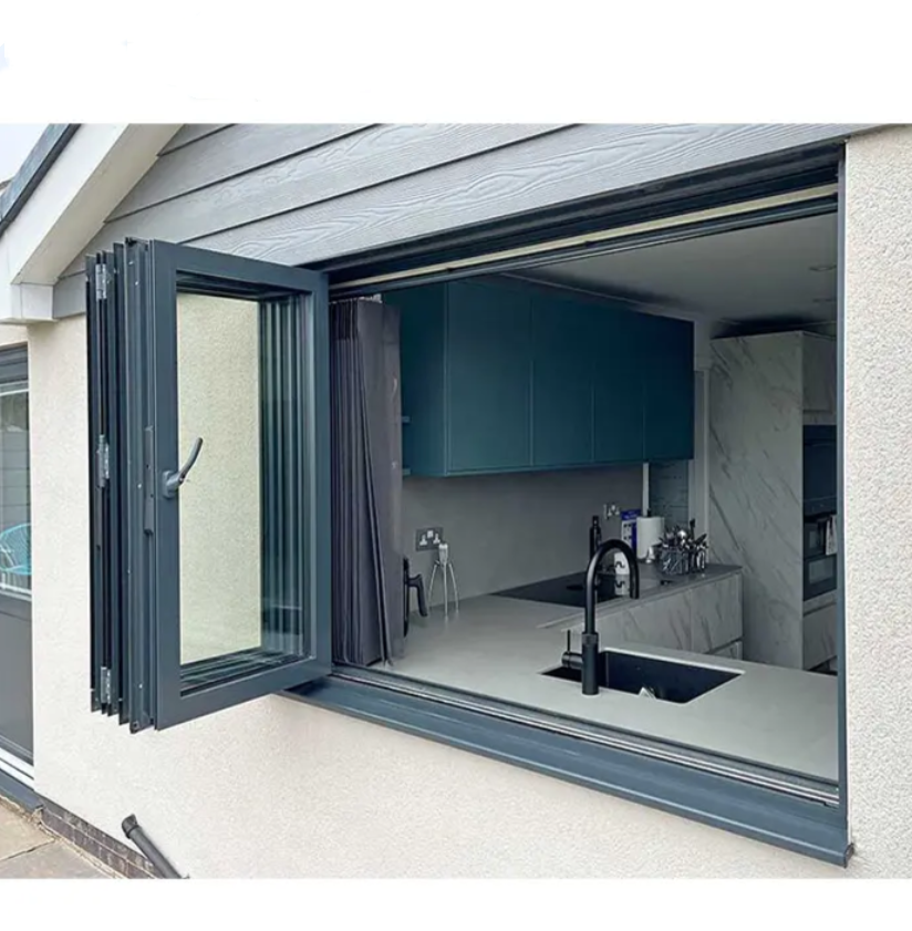 Aluminum Bi-Folding Windows