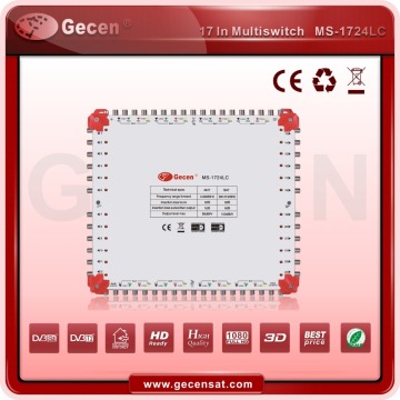 17 IN 32 OUT satellite cascade multiswitch