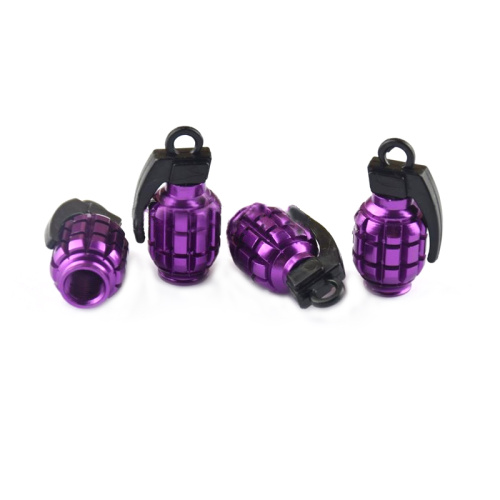 Aluminum alloy dust cover grenade caps