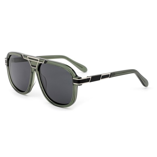 Long-lasting acetate sunglasses construction