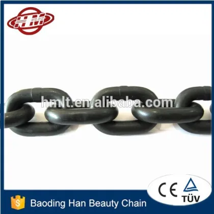 black 6mm hoist load chain g80