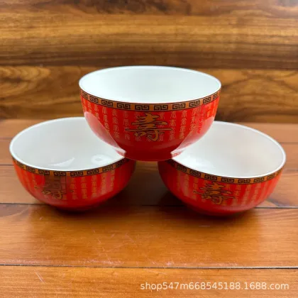 Premium Brand Wholesale Ceramic Longevity Bowl for Birthday Gifts