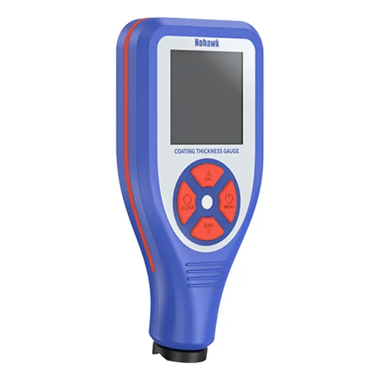 Digital Coating Thickness Gauge: Accurate Measurement for Paint, Automotive Coatings, and Material Depth Testing with Automatic Fe and NFe Recognition