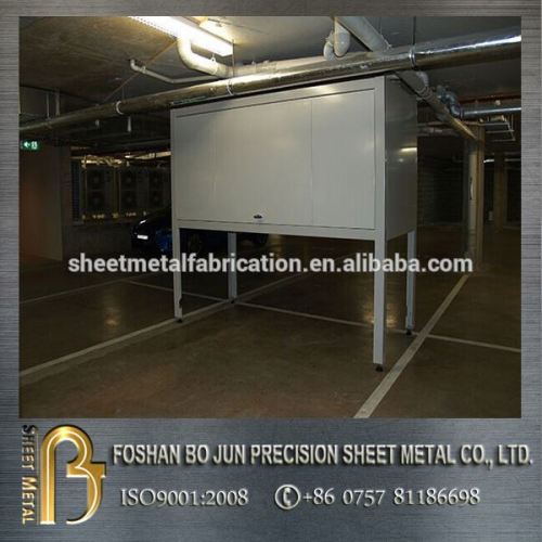 Custom made large storage metal cabinet, sheet metal garage cabinet fabrication made in china