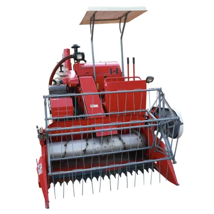 Crawler rice harvester farm equipment rice harvester