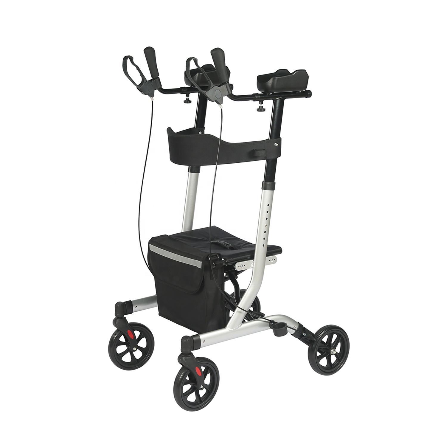 Rechtopstaande rollator walker-met onderarmondersteuning