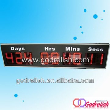 Large led countdown timer with CE