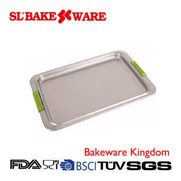 Baking Sheet with Silicone Handle Carbon Steel Nonstick Bakeware (SL-Bakeware)