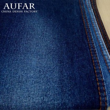 Raw dobby stretch denim jeans textile fabric