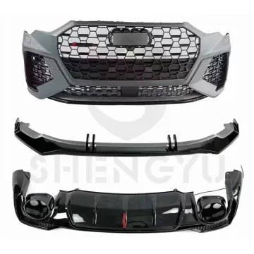 Upgrade to RSQ3 Style Bumper Kit with Grille and Lip for Audi Q3 (2019-2022)