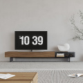 Table de télévision meubles de salon avec verre