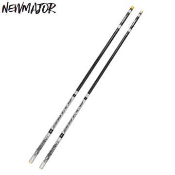 NEWMAJOR 5H/6H Fibra de carbono Varilla telescópica para la pesca de carpa
