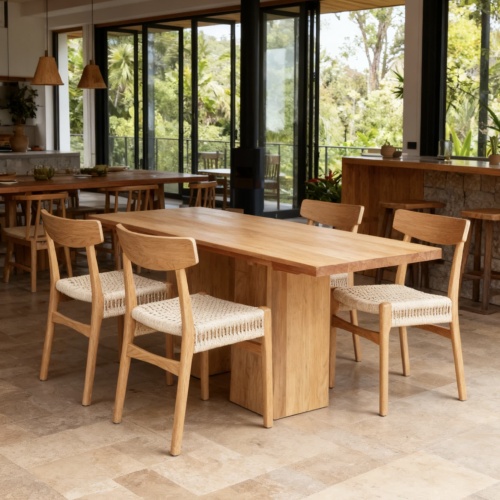 Nordic Retro Design Home Furniture Simple Wood Chair