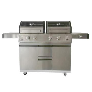 Deluxe 5 Burners With Side Burner Gas Grill