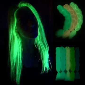 100g Fluorescence Jumbo Braiding Hair 24 inch 32 inch 41 Inch Magic Jumbo Braids Hair Extension For Women