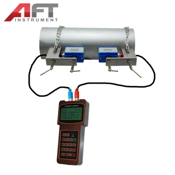 Portable Water Ultrasonic Flow Meter Handle Type