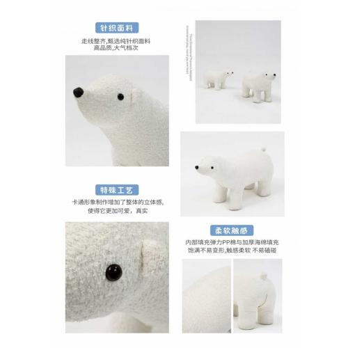 China Marvelous High End Cute Polar Bear Animal Stools Supplier