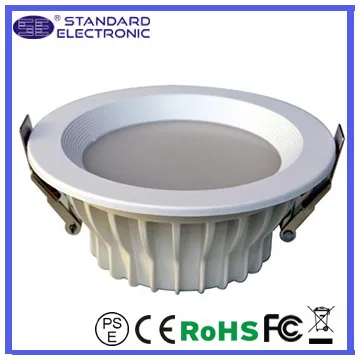 220V Pure White 4 inch Milky 12W led bathroom downlights