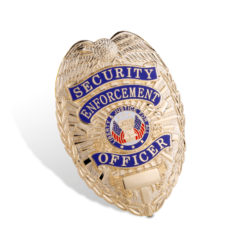 Metal High Quality Security Officer Badges Emblems