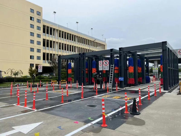 Grote commerciële carwash