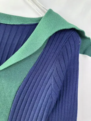 2023 Autumn Sexy Fashionable V Neck Sweater Dresses for Women