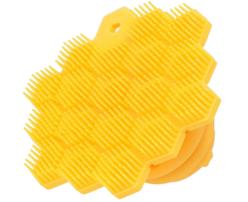 Scalp Shampoo Brush with Soft Silicon Brush Head