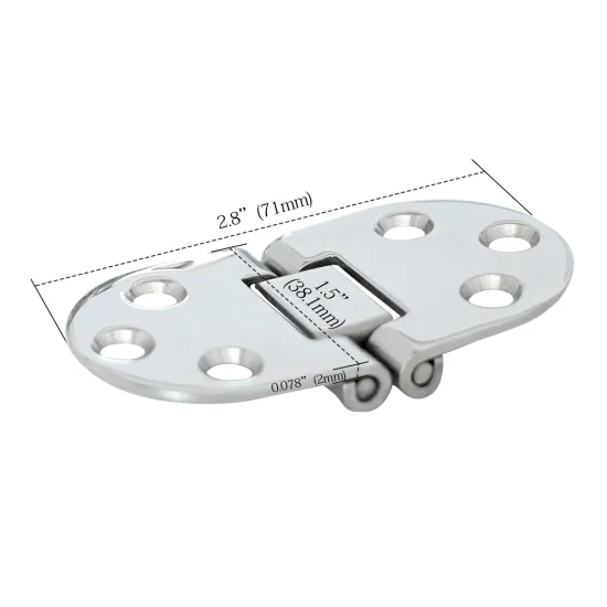Hot Sale 2021 Marine 316 Stainless Steel Hinge for Yacht Boat Manufacturer