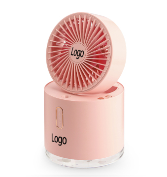 3 in 1 Tabletop Mist Fan With Light