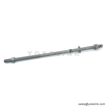 ANSI C135.31 egyszeresen felcsavart orsócsavar, 5/8&quot; x 12&quot;