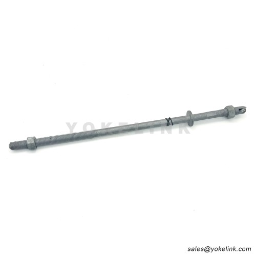 ANSI C135.31 Baut gulungan kesal tunggal 5/8 '' x 12 ''