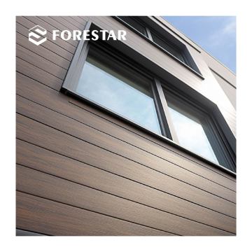 Wooden Grain Exterior Cladding Siding | WPC Wall Panels