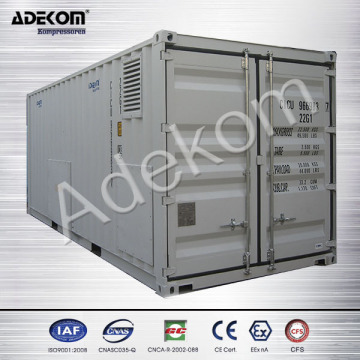 block-container air compressor for outdoor working