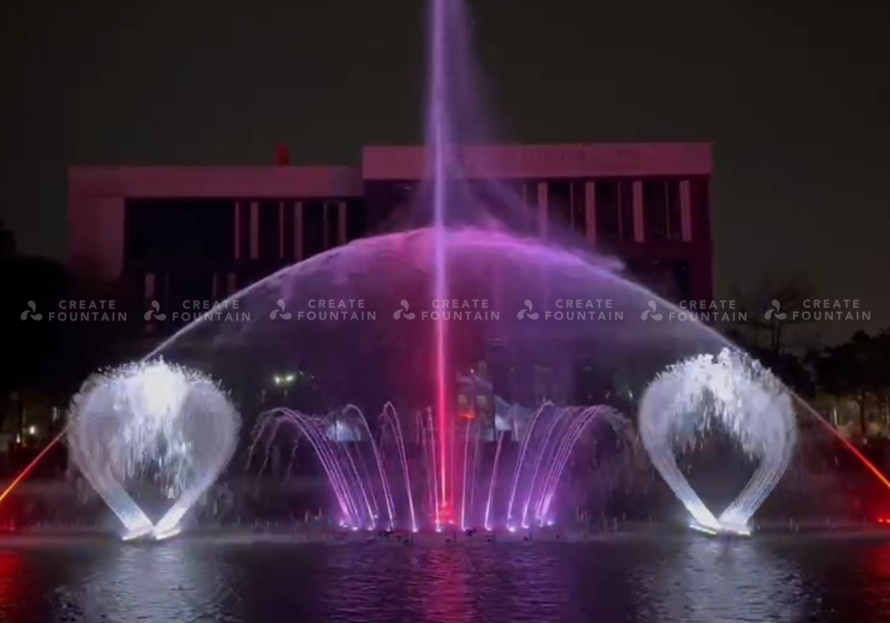 Pool Water Musical Fountain