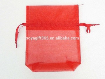 7x9cm Red Organza Jewelry Candy Gift Wedding Xmas Pouches Bags 1000pcs/lot