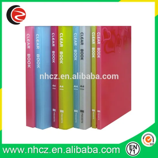 A4 Soft Clear File Books