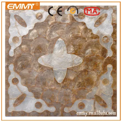 Natural capiz pattern inlay shell mosaic crafts