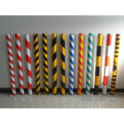 Reflective sheeting film for traffic road sign
