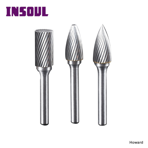 Rebarbas de metal duro de alta qualidade com design de haste