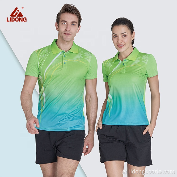 Ρούχα Πινγκ πονγκ Ρούχα μπλουζάκι Unisex Golf Polo