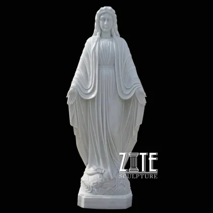 Factory Supply marble holy mary statue