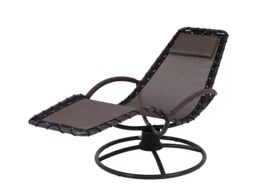 Steel spring-seat chair