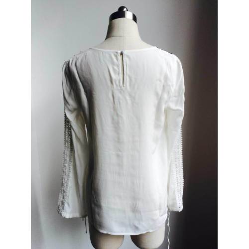 Casual Round Neck with Tassel Loose Blouse
