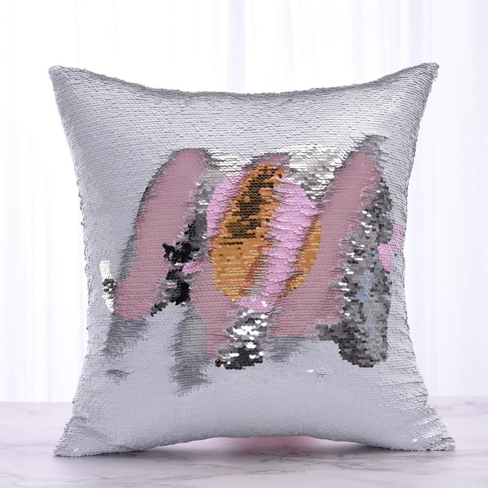 Elephant Reversible Sequin Pillow 4 Elephant Reversible Sequin Pillow 4