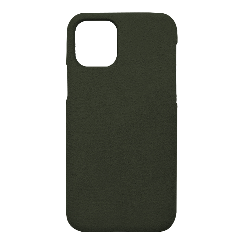 Funda protectora de cuero de tela completa para iPhone