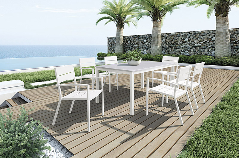 Supply Lawn / Outdoor / Garden Aluminium Furniture to Your Requirements
